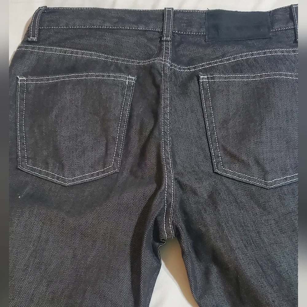 Karl Lagerfeld Dark Gray Straight Jeans. Sz 8 - Picture 6 of 7